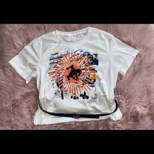 Rodeo Cowgirl Graphic T Shirt